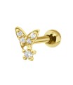 Dangling Butterfly Helix Ear Piercing TIP-3300